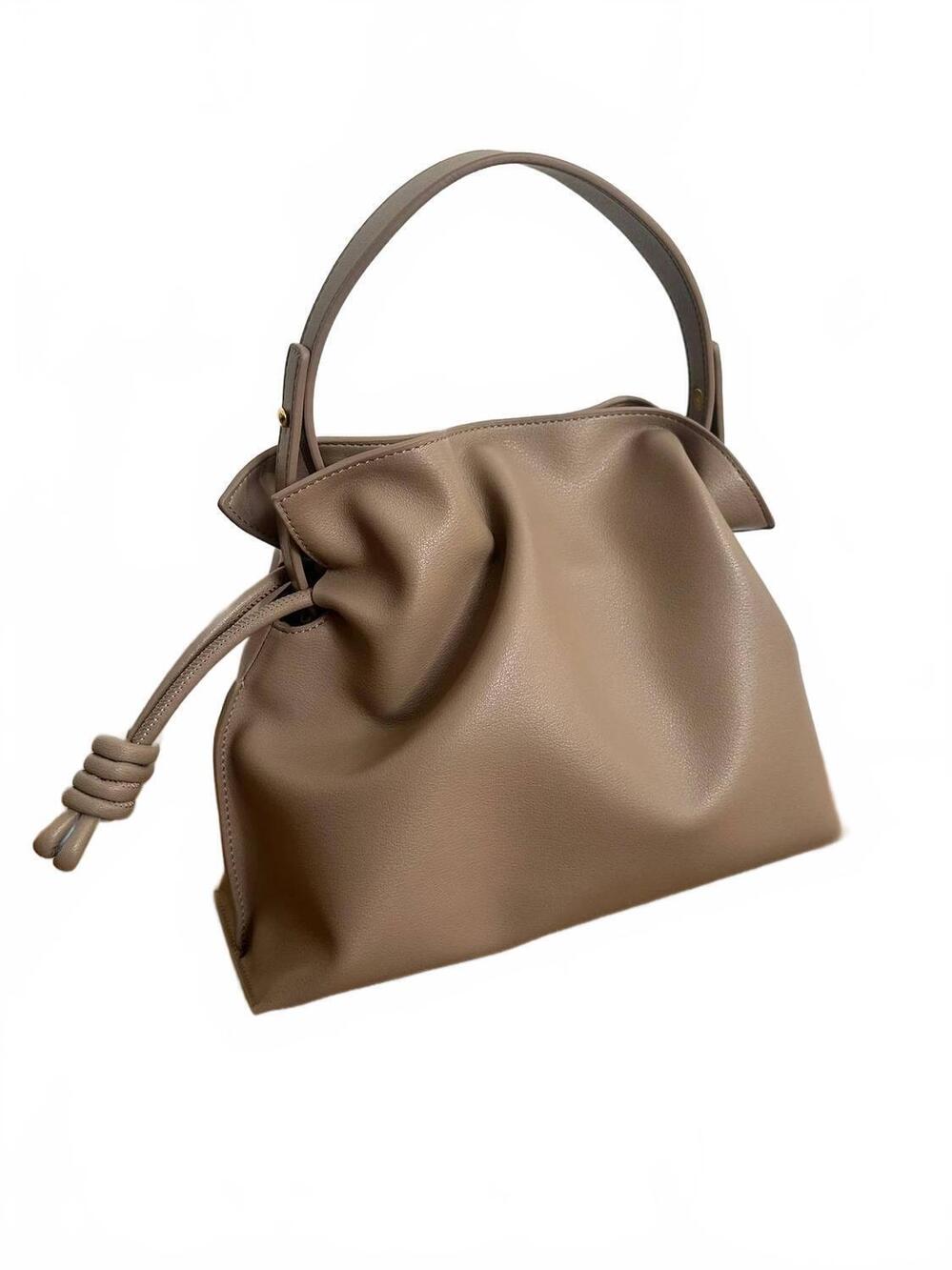 NEW ZHADE juliet leather bag in taupe